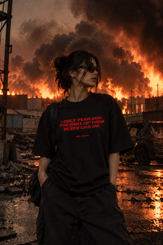 Fearless Oversized Graphic T-Shirt