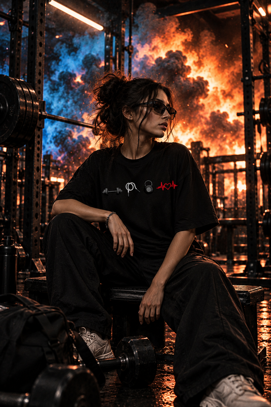 Last Rep Oversized Graphic T-Shirt