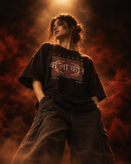 Kalakar Oversized Graphic T-Shirt