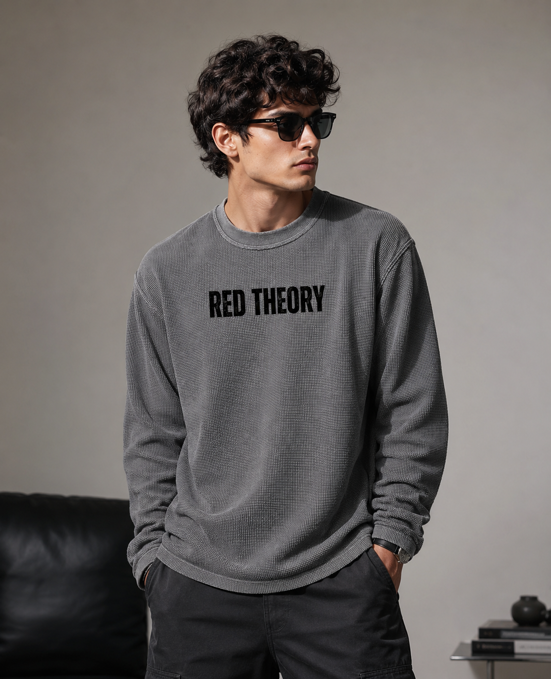 RED THEORY Signature Waffle Tee