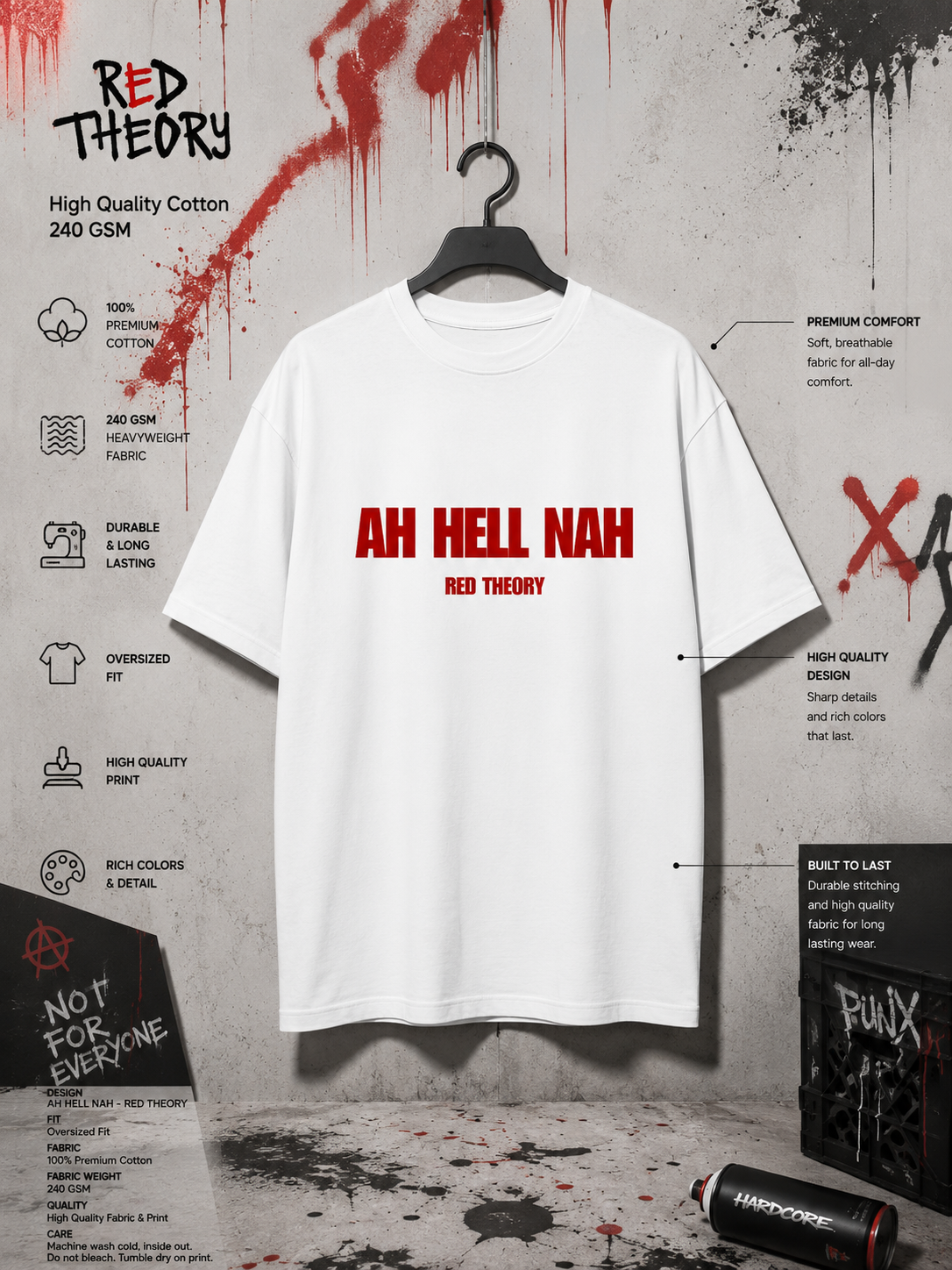 HELL NAH  BY RED THEORY