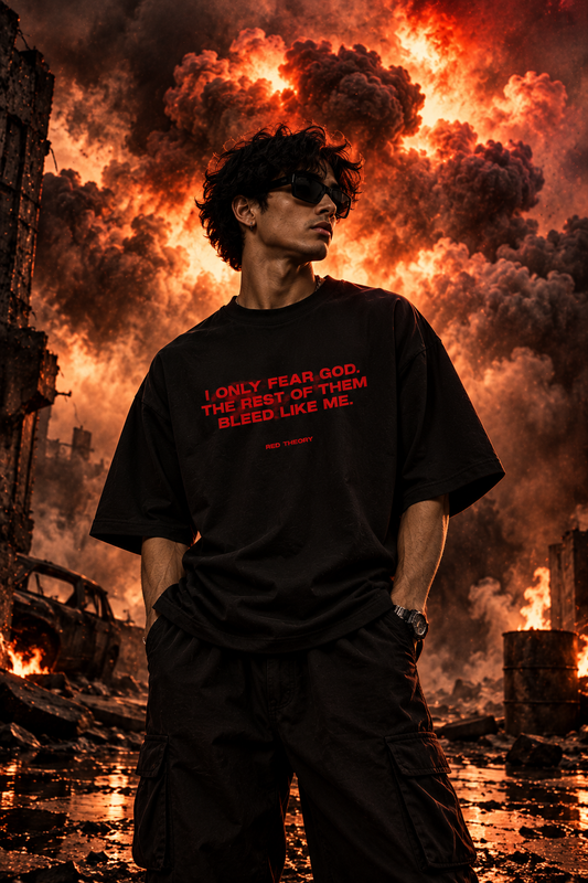 Fearless Oversized Graphic T-Shirt