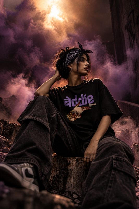 Baddie Oversized Graphic T-Shirt