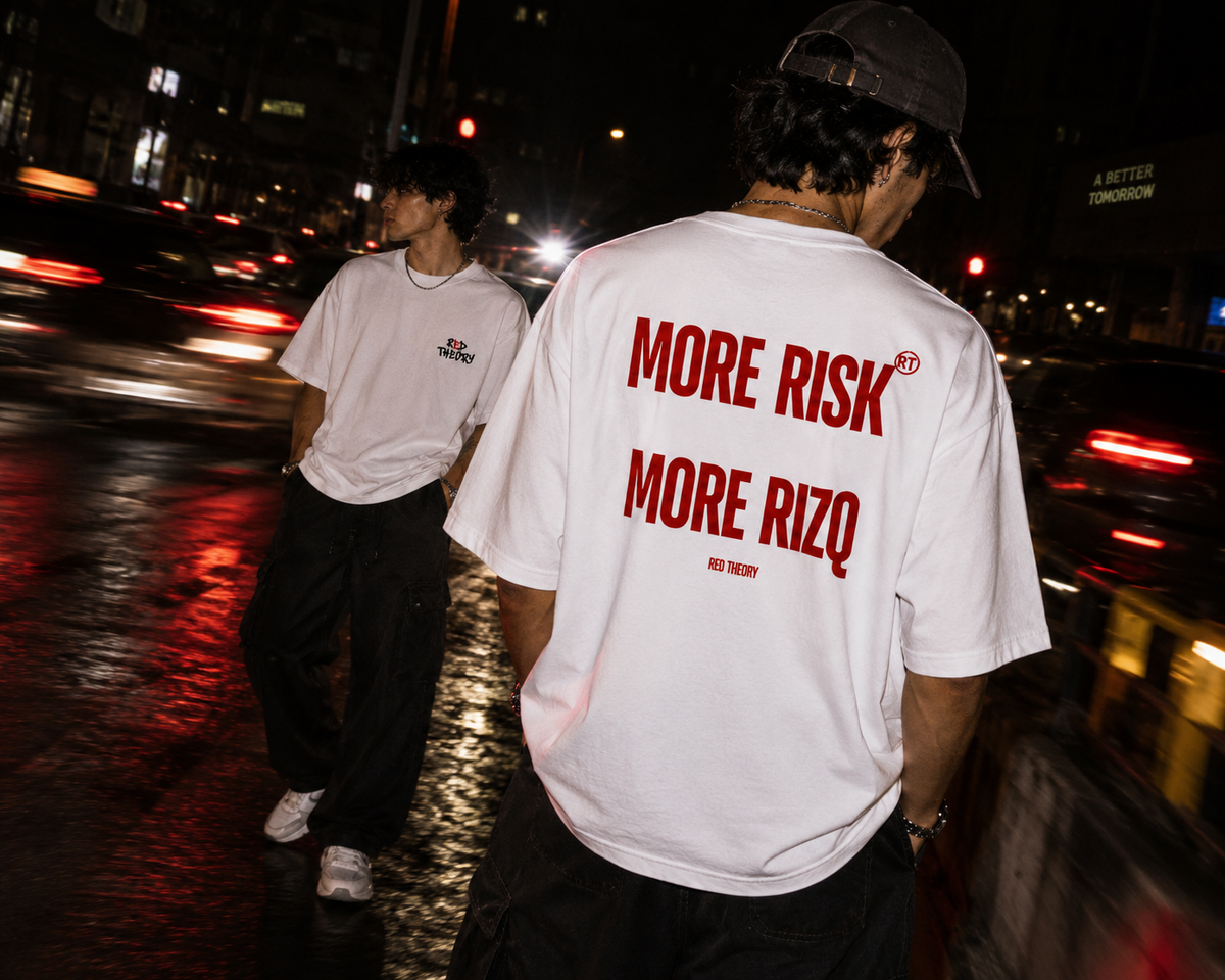 Risk Rizq Oversized Graphic T-Shirt